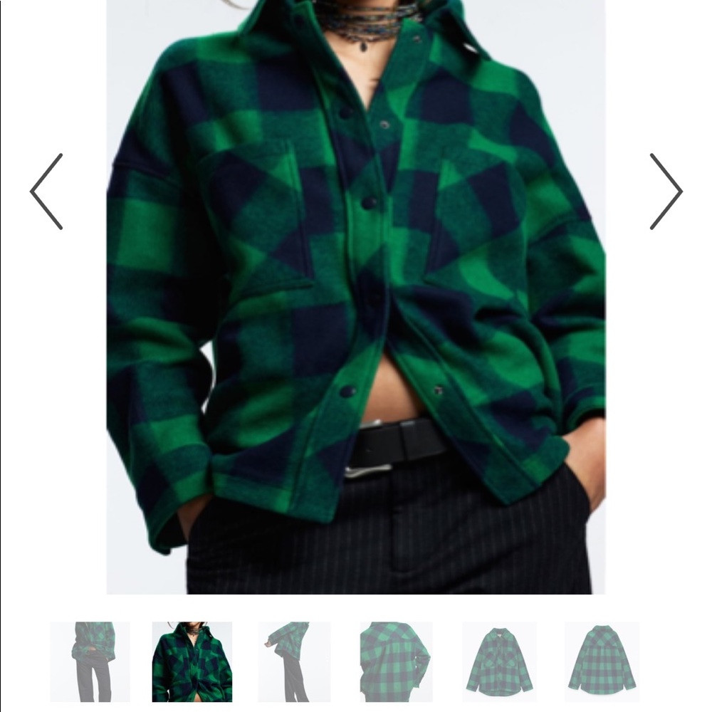 Zara Oversized Shacket, Women's Size S